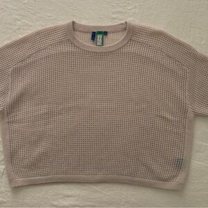 NONAME Cashmere Mesh Sweater